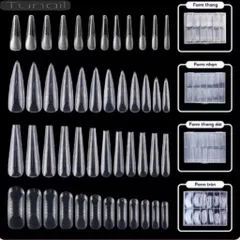 Móng Úp Gel Gôm Hộp 120 Chiếc Đủ Phom Tạo Khuôn Móng Dual Phom - Nối Dài Móng Chuyên Dụng [ TÚ ANH NAIL ]