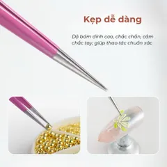 Nhíp 2 Đầu Cao Cấp Gắp Charm Đá Phụ Kiện Nail Sticker Đa Năng Mũi Siêu Khít Chuyên Dụng [ TÚ ANH NAIL ]