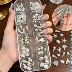 [ HOT ] Charm Ngao Sò Ốc Hến Khay 12 Kiểu Mix Tạo Mẫu Nail Biển Mã Hot Xu Hướng Nail [ TÚ ANH NAIL ]