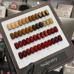 Set Sơn Andpretty 16 Màu Cao Cấp Kết Hợp Các Tone Nâu Đỏ Nhũ Mắt Mèo Siêu Sáng Tặng Kèm Bảng Màu HOT [ TÚ ANH NAIL ]