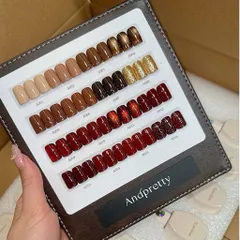 Set Sơn Andpretty 16 Màu Cao Cấp Kết Hợp Các Tone Nâu Đỏ Nhũ Mắt Mèo Siêu Sáng Tặng Kèm Bảng Màu HOT [ TÚ ANH NAIL ]