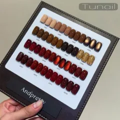 Set Sơn Andpretty 16 Màu Cao Cấp Kết Hợp Các Tone Nâu Đỏ Nhũ Mắt Mèo Siêu Sáng Tặng Kèm Bảng Màu HOT [ TÚ ANH NAIL ]