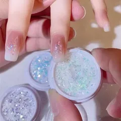 Set 4 Hũ Nhũ Khổng Tước - Nhũ Vụn Thuỷ Tinh Hiệu Ứng Lấp Lánh Siêu Sáng Tạo 1001 Mẫu Nail Xinh [ TÚ ANH NAIL ]