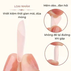 Hộp 100C Móng Úp Giả Nhám Sẵn Làm Nailbox Đủ Phom Chia Size S,M Tiện Lợi Mỏng Dẻo Ôm Không Nứt Gãy [ TÚ ANH NAIL ]