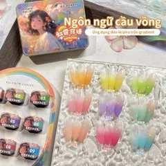 Khay sơn gel Nails 9 màu Leon cao cấp sơn vẽ móng dặm ombre đa năng [ TÚ ANH NAIL ]