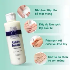 Kem mềm da cấp tốc USA - Dung dịch mềm da siêu nhanh không cần ngâm nước tiện lợi ngành Nail Chính Hãng