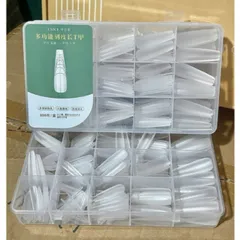 Móng Úp Chia Vạch Phom Nhọn Hộp 300 Chiếc Đủ Size Chất Liệu Mỏng Dẻo Siêu Bền Đa Năng Chính Hãng [ TÚ ANH NAIL ]