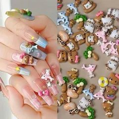[ HOT ] Khay Charm Hoạt Hình Hello Kitty 12 Ngăn Mix Nhiều Kiểu Trang Trí Móng Tay Nailbox Xinh Xắn [ TÚ ANH NAIL ]