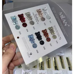 Set Sơn Gel Nhũ Flash 9 Màu Milan Hiệu Ứng Phản Quang Lấp Lánh Siêu Sáng Tặng Kèm Bảng Màu Mica Xịn [ TÚ ANH NAIL ]