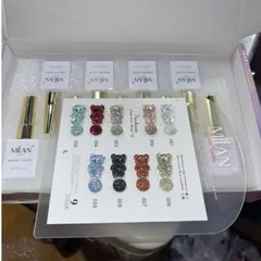 Set Sơn Gel Nhũ Flash 9 Màu Milan Hiệu Ứng Phản Quang Lấp Lánh Siêu Sáng Tặng Kèm Bảng Màu Mica Xịn [ TÚ ANH NAIL ]