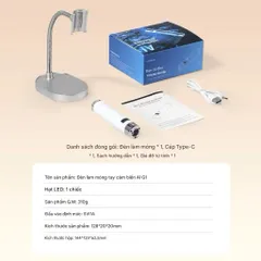 Đèn Hơ Mini Tích Điện SNRQI Công Nghệ AL Thế Hệ Mới Cảm Biến Siêu Nhạy Kèm Giá Đỡ Cao Cấp Chính Hãng [ TÚ ANH NAIL ]