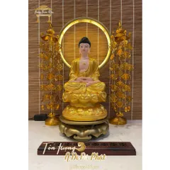 Tôn tượng Tây Phương Tam Thánh 30cm cực đẹp 3 tượng MÀU VÀNG DƯƠNG KHOA SHOP