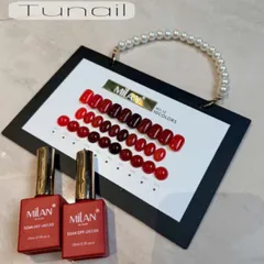 Set sơn gel đỏ MILAN 10 màu HO.T nhất chất siêu đặc đẹp chuẩn tông chai 15ml [ Tặng bảng màu xịn ]
