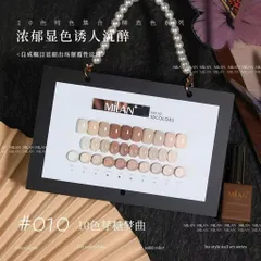 Set sơn gel đỏ MILAN 10 màu HO.T nhất chất siêu đặc đẹp chuẩn tông chai 15ml [ Tặng bảng màu xịn ]
