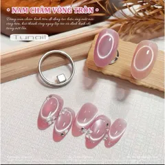 [ HOT ] Nam Châm Vòng Tròn Nail - Nam Châm Tạo Hình Sơn Mắt Mèo Vòng Tròn Siêu Nét Chỉ 3S Lực Hút Mạnh [ TÚ ANH NAIL ]