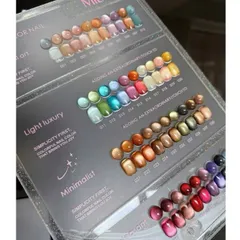 Set Sơn Gel Mắt Mèo Ánh Trăng Cực Quang MILAN 40 Màu Siêu Sáng Đủ Tông HOT ( Tặng Kèm Bảng Màu Xịn )