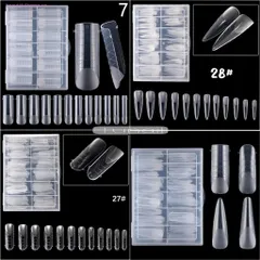 Móng Úp Gel Gôm Hộp 120c Đủ 12 Size 4 Phom Chuyên Dụng - Móng Úp Dual Phom Cao Cấp [ TÚ ANH NAIL ]
