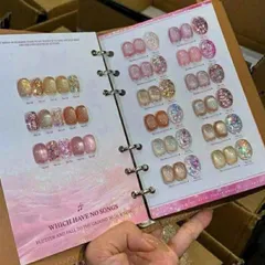 Set sơn mắt mèo - nhũ YuuJa 24 màu cao cấp hiệu ứng siêu sáng tặng kèm bảng da gấp cực Xịn [ TÚ ANH NAIL ]