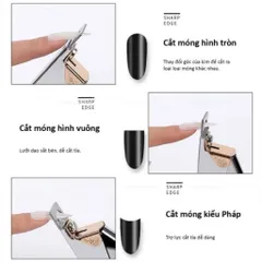 Kìm Bấm Móng Giả Inox Không Gỉ Siêu Bén Bền Đa Năng [ TÚ ANH NAIL ]