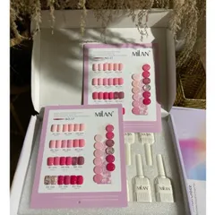 Set sơn gel 12 màu Milan cao cấp tông hồng thời thượng chai 15ml ( Tặng kèm bảng màu Mica xịn )