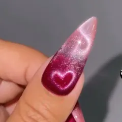 Thanh hơ mắt mèo trái tim - Nam châm hơ tạo hình sơn mắt mèo trái tim Nail cực HÓT