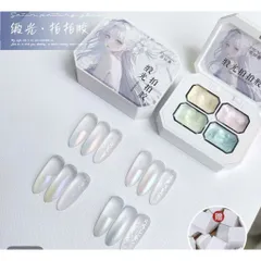 ( HOT ) Khay gel dặm Ombre Ánh Trai 4 màu mẫu mới Design Nail siêu đẹp