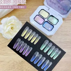 ( HOT ) Khay gel dặm Ombre Ánh Trai 4 màu mẫu mới Design Nail siêu đẹp