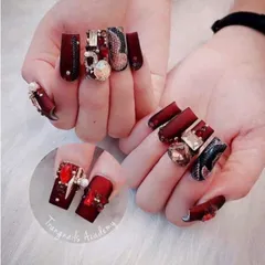 (HOT) Sơn gel mắt mèo đỏ đậm CR chất siêu đặc chuẩn màu CHÍNH HÃNG