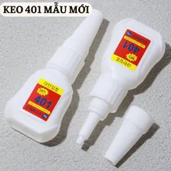 Keo 401 200% bản nâng cấp mẫu mới gắn móng đính đá gấp đôi độ bền hàng chuẩn