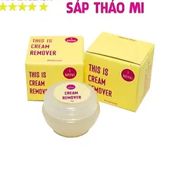 Sáp tháo mi vàng Remover Hàn Quốc tháo siêu nhạy không cay mắt hàng chuẩn tháo nhanh hũ 5g