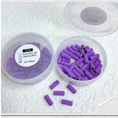 Hộp 50 giấy nhám mịn tím size mini lắp đầu mài móng giúp bộ móng úp siêu bền cực HOT