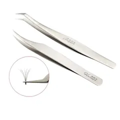 Cặp nhíp cá heo nối mi Classic Volume siêu khít chuyên dụng bằng thép không gỉ chuẩn loại 1
