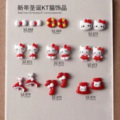 [ HOT ] Charm Hello Kitty Khay 12 Ngăn Mix Nhiều Kiểu Trang Trí Móng Tay Đính Nailbox Cực Xinh [ TÚ ANH NAIL ]