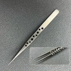 Cặp nhíp lỗ nối mi Classic chuyên dụng siêu khít thép không gỉ chuẩn xịn