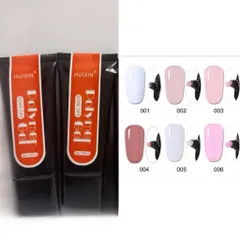 Gel Gôm Huaxi Đắp Nối Móng - Tạo Móng Dual Phom - Siêu Dẻo Mịn - Không Nóng Chảy Tuýp 30ML Chính Hãng