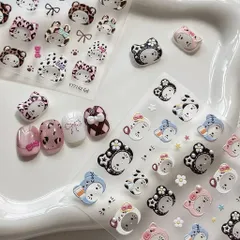 [ Mẫu Mới ] Sticker Hình dán lụa 5D Hoạt Hình mẫu mới trang trí móng siêu xinh HOT XU HƯỚNG NAIL