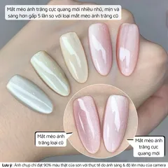 (HOT) Sơn gel mắt mèo cực quang ánh trăng siêu sáng nhũ mịn sơn trên mọi nền mã mới siêu HOT
