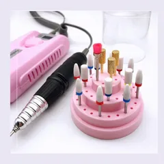 Hộp đựng đầu mài móng 3 tầng có nắp loại đẹp xịn