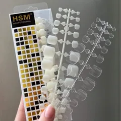Móng úp chân HSM phom ngắn hộp 500 móng CHÍNH HÃNG