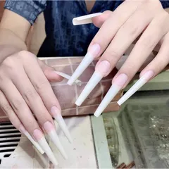 Hộp móng típ tre phom dài nối móng đắp gel bột siêu ôm phom hàng chuẩn xịn đủ phom