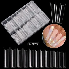 Hộp móng típ tre phom dài nối móng đắp gel bột siêu ôm phom hàng chuẩn xịn đủ phom