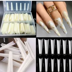 Hộp móng típ tre phom dài nối móng đắp gel bột siêu ôm phom hàng chuẩn xịn đủ phom