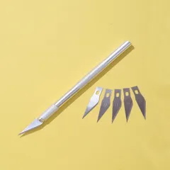 Dao cắt bột tạo phom móng bột tặng kèm 5 đầu cắt chuyên dụng ngành nail