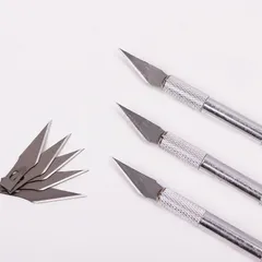 Dao cắt bột tạo phom móng bột tặng kèm 5 đầu cắt chuyên dụng ngành nail
