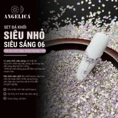 Set 100V Đá Khối Super Mini Chân Bằng Siêu Sáng Bền Đính Trang Trí Móng Tay - Tổng Hợp Các Mẫu Đá Úc Angelica HOT