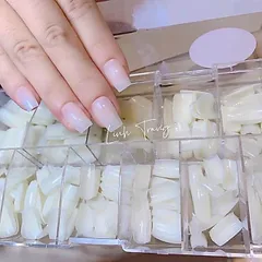Móng úp HSM phom vuông ngắn nhám sẵn siêu mỏng dẻo ôm phom ( CHÍNH HÃNG )