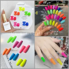 Set 6 màu sơn Leon dạ quang Siêu chất ( HOT )