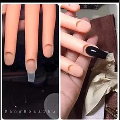 Bàn tay giả silicon nail chuyên dụng cho học viên thực hành nhanh lên tay nghề