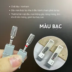 Đầu mài móng 5 in 1 đa năng chất liệu TiTan siêu bén bền không phạm da nóng rát mẫu HOT