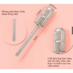 Đầu cắm giấy nhám lõi cắm nhám lắp đầu mài móng chuyên dụng ngành nail